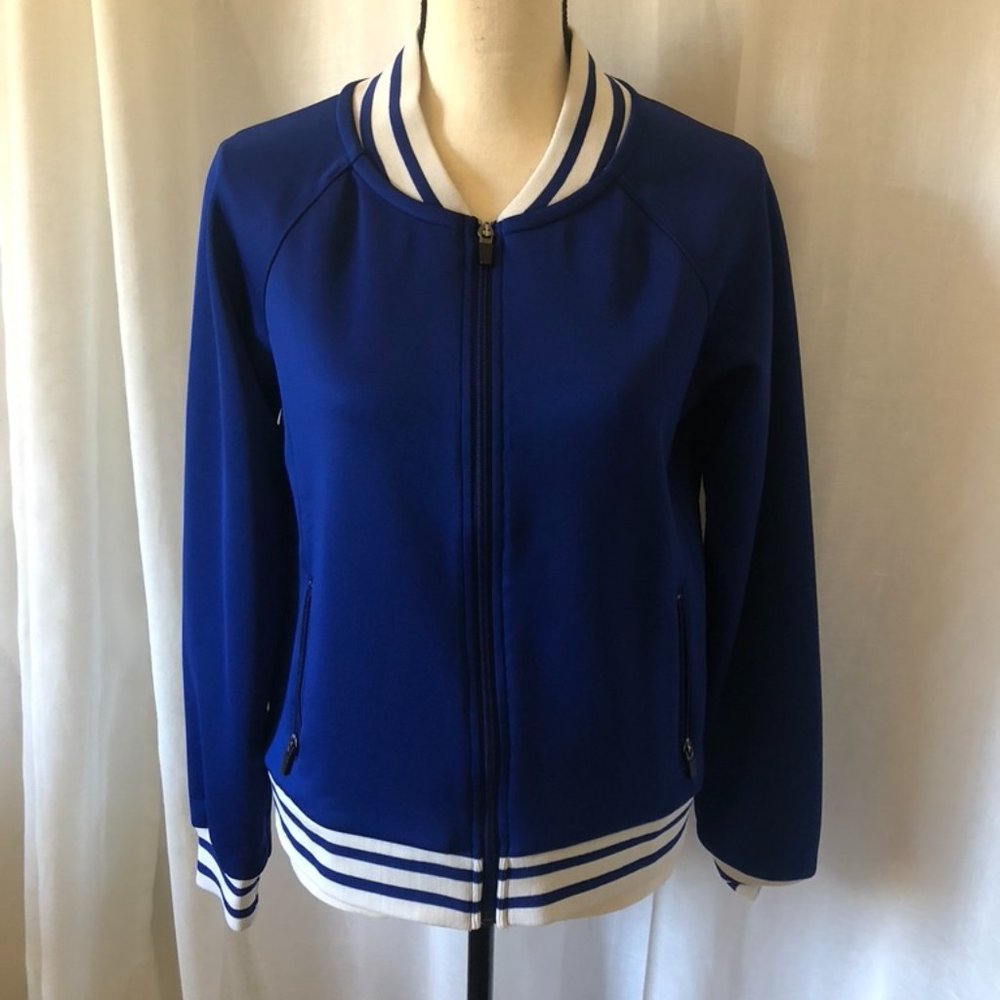 Blue & White Track Jacket